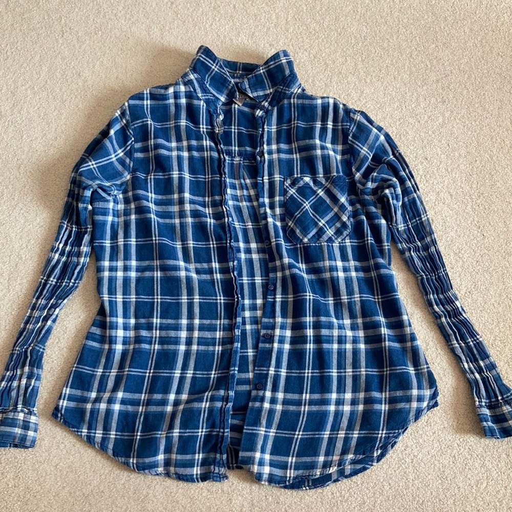 Falls Creek Blue Flannel Size L